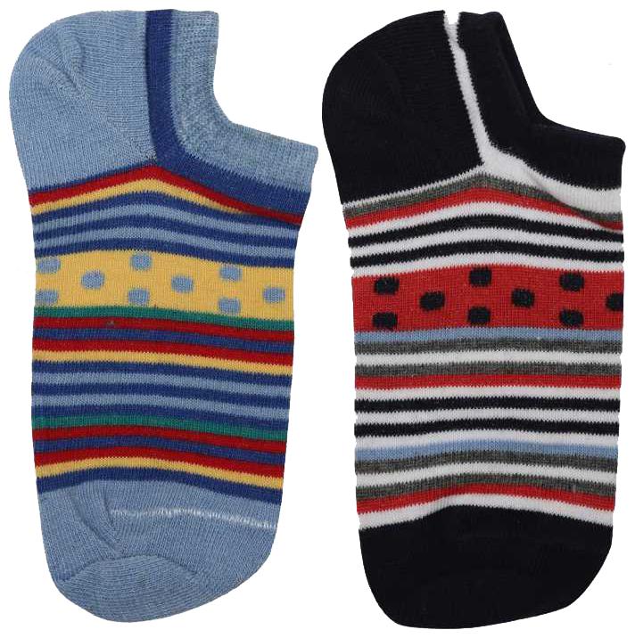 

Air Sports Women Striped Ankle Length Socks (Pack of 2)