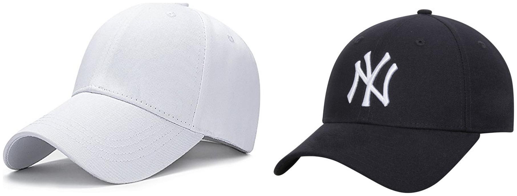 

Alamos Combo Plain White Embroidered Black Baseball Cap