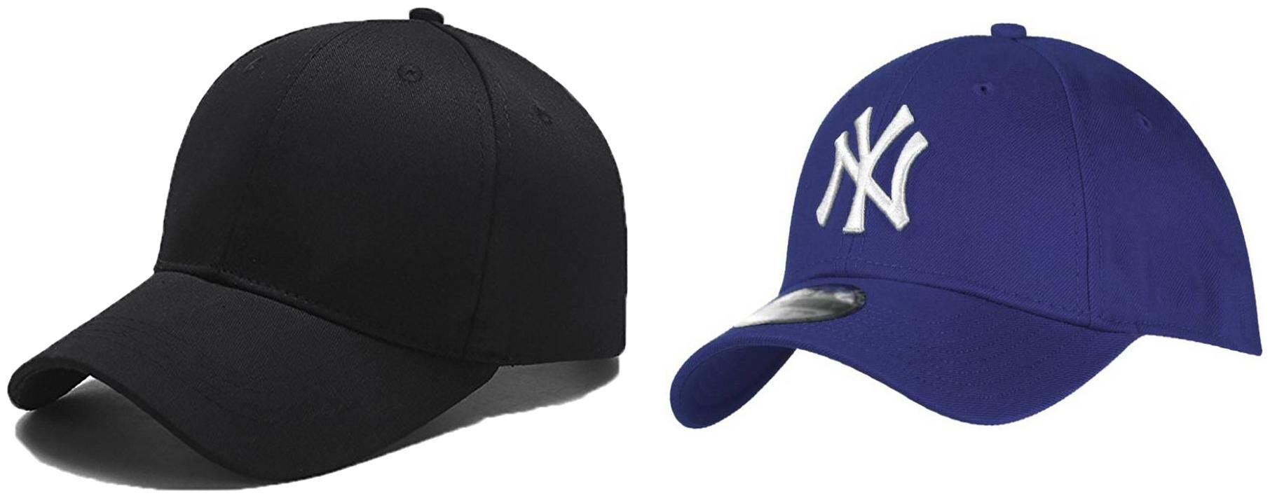 

Alamos Combo Plain Black Embroidered Blue Baseball Cap
