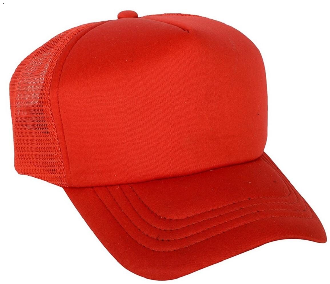 

Alcove Unisex Red Halfnet Baseball Cap