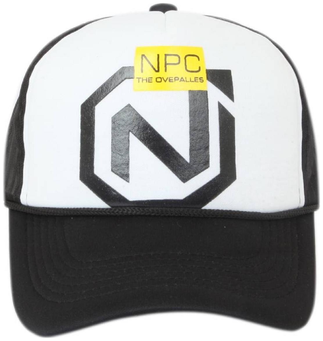 

Alcove Unisex White NPC Printed Halfnet Baseball Cap