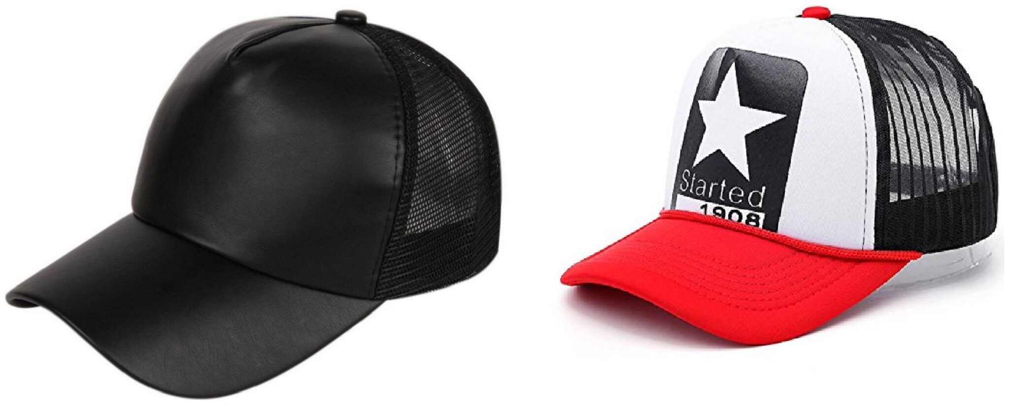 

Alcove Men And Boys Pack Of 2 Halfnet Baseball Sports Cap