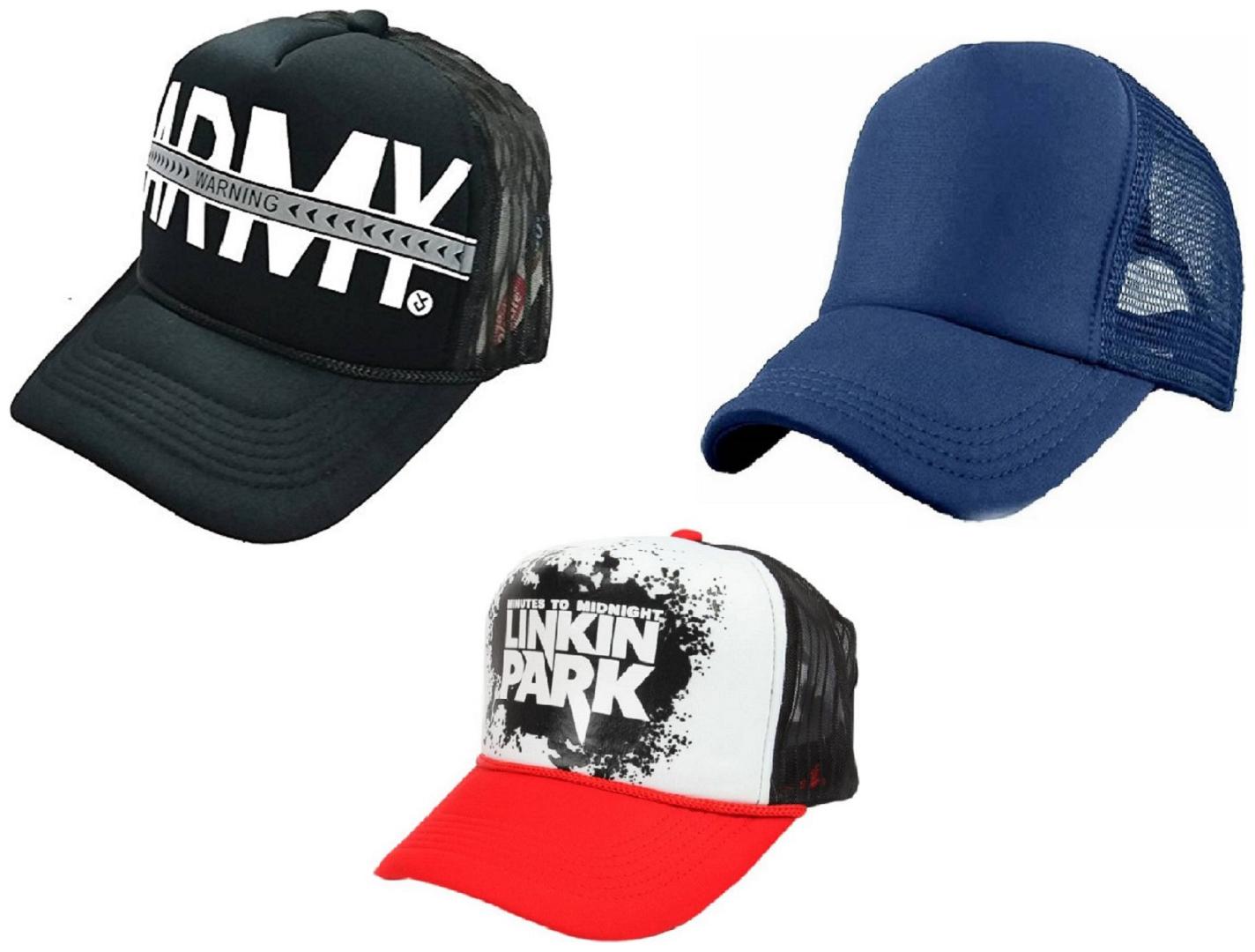 

Alcove Men And Boys Pack Of 3 Halfnet Baseball Sports Cap