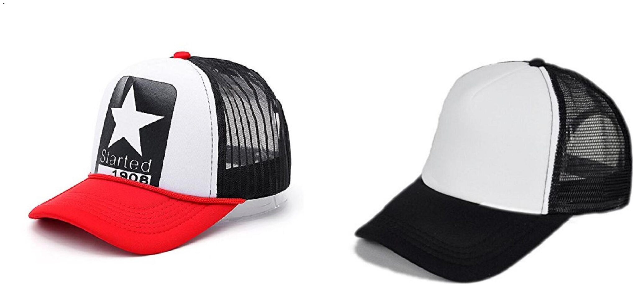

Alcove Men And Boys Pack Of 2 Halfnet Baseball Sports Cap