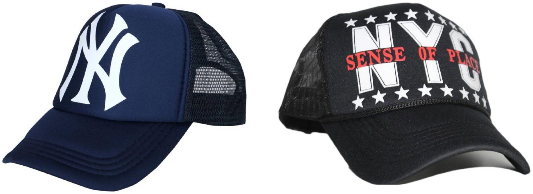 

Alcove Mens Women Half Mesh Cap Combo PACK OF 2