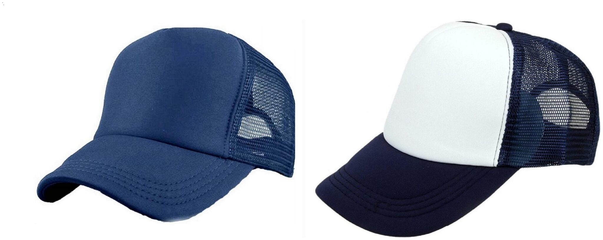 

Alcove Mens Women Half Mesh Cap Combo PACK OF 2