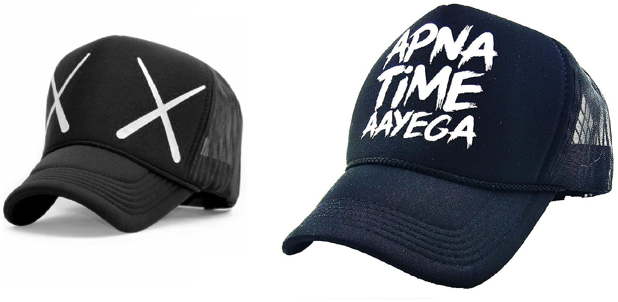 

Alcove Mens Women Half Mesh Cap Combo PACK OF 2