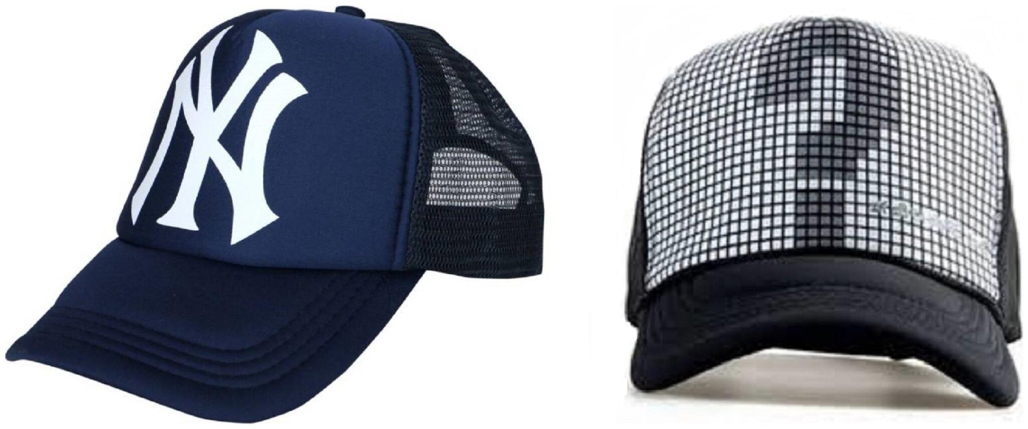 

Alcove Mens Women Half Mesh Cap PACK OF 2