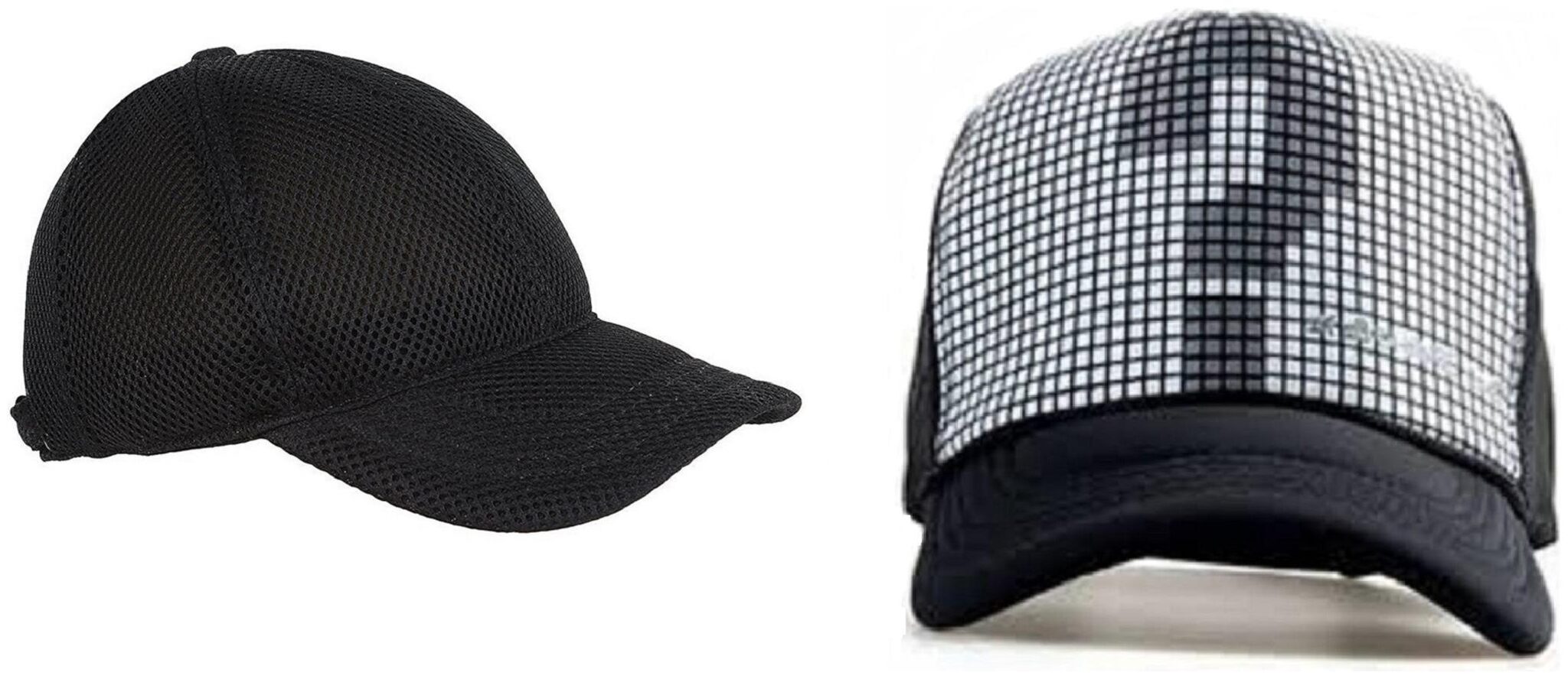 

Alcove Mens Women Half Mesh Cap PACK OF 2