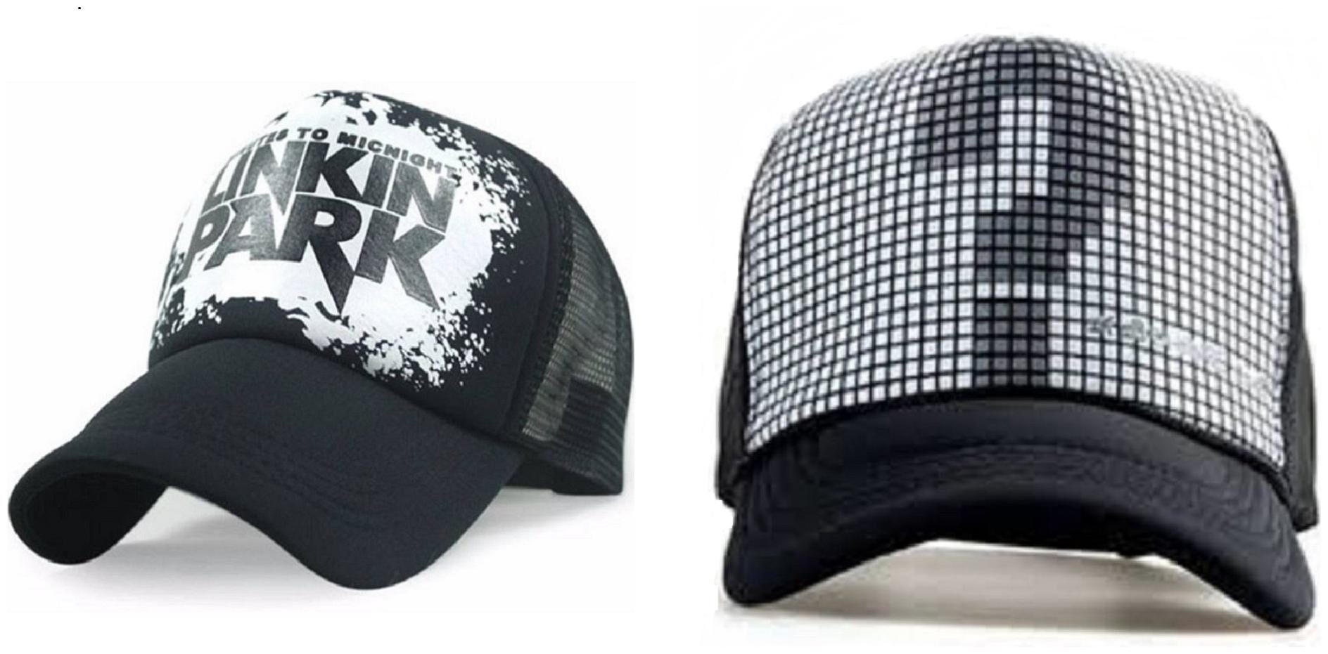 

Alcove Mens Women Half Mesh Cap PACK OF 2