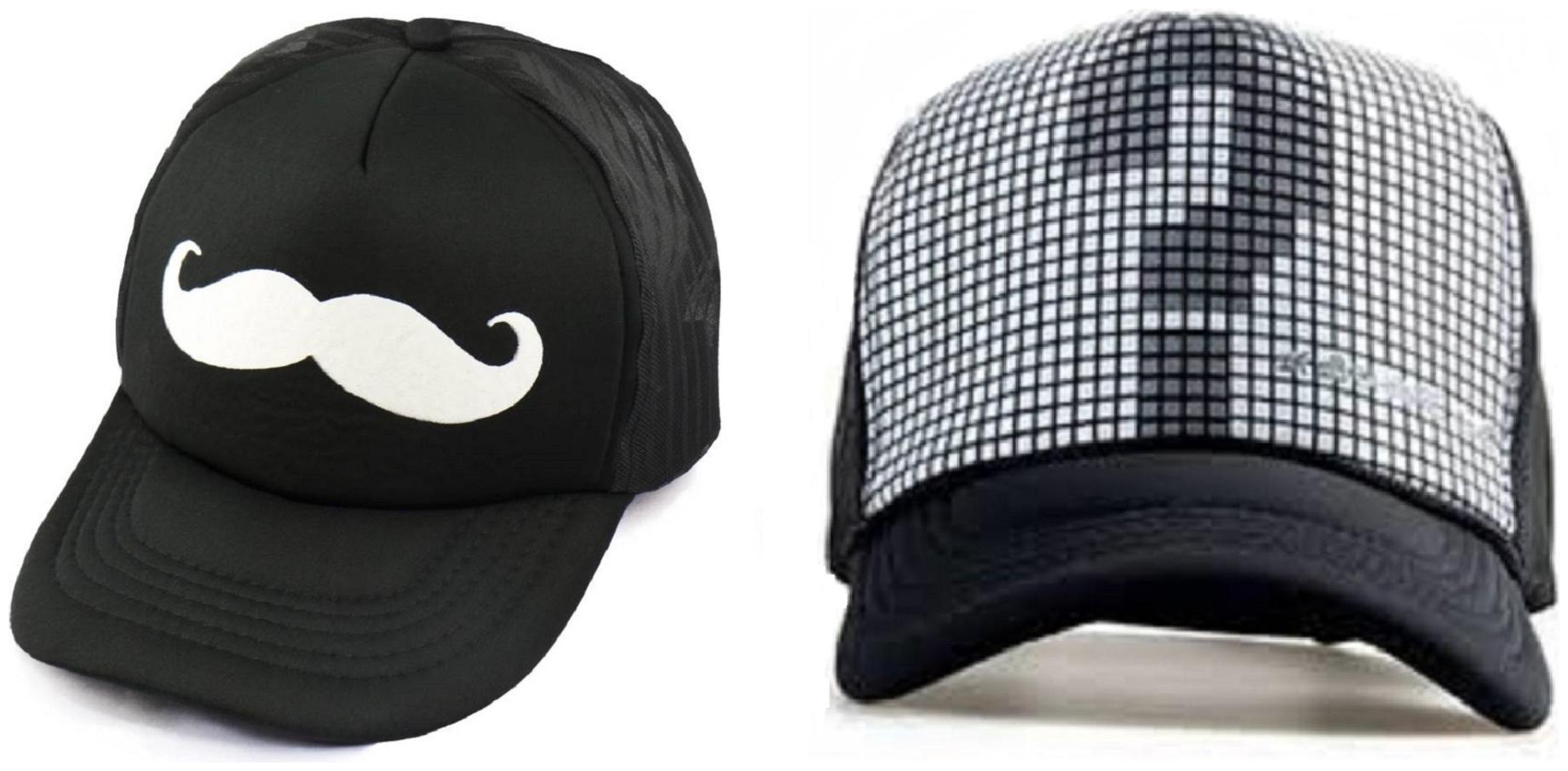 

Alcove Mens Women Half Mesh Cap PACK OF 2