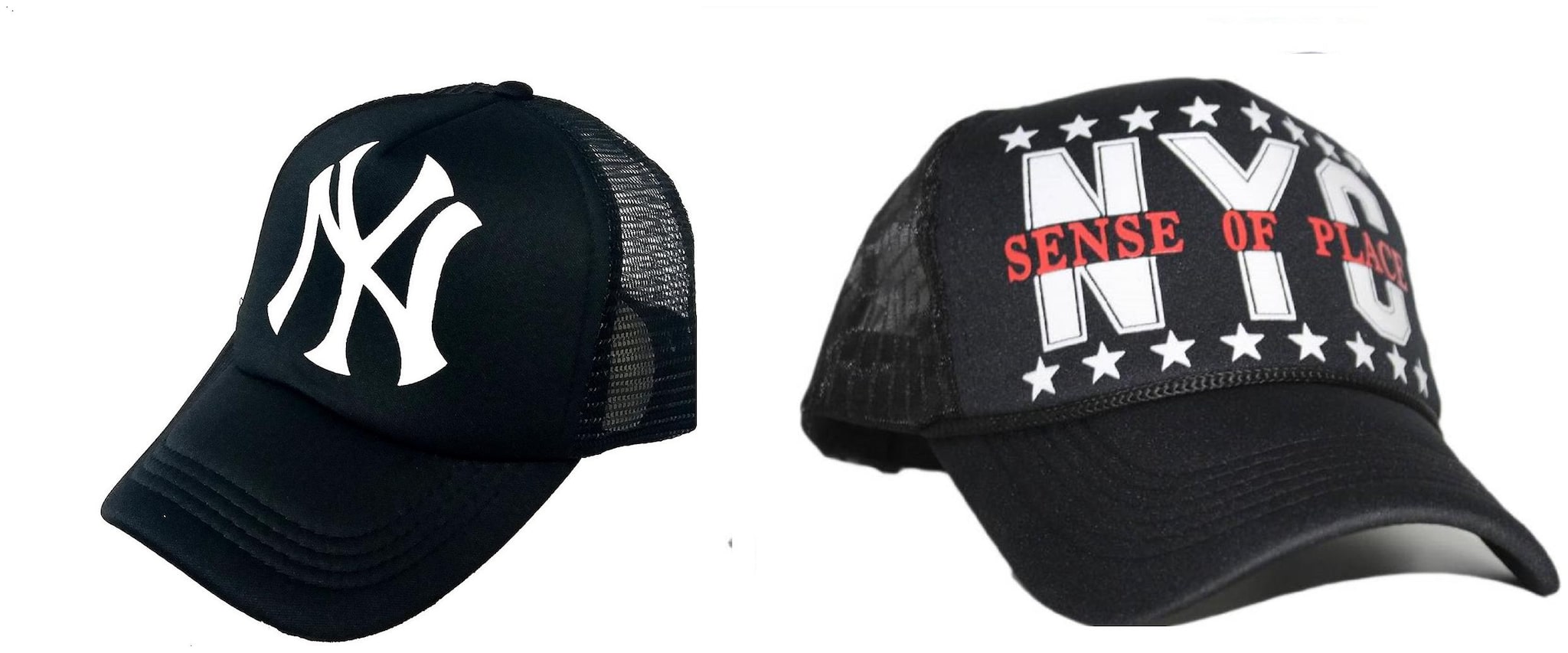 

Alcove Mens Women Half Mesh Cap Combo PACK OF 2