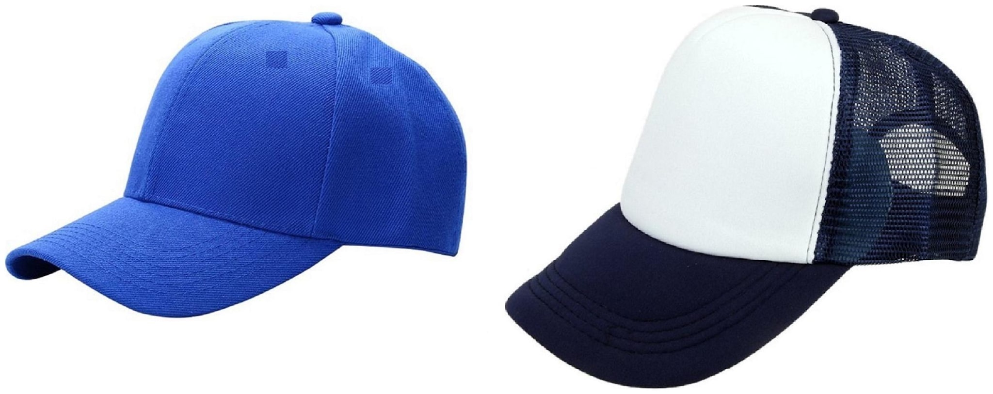 

Alcove Mens Women Half Mesh Cap Combo PACK OF 2