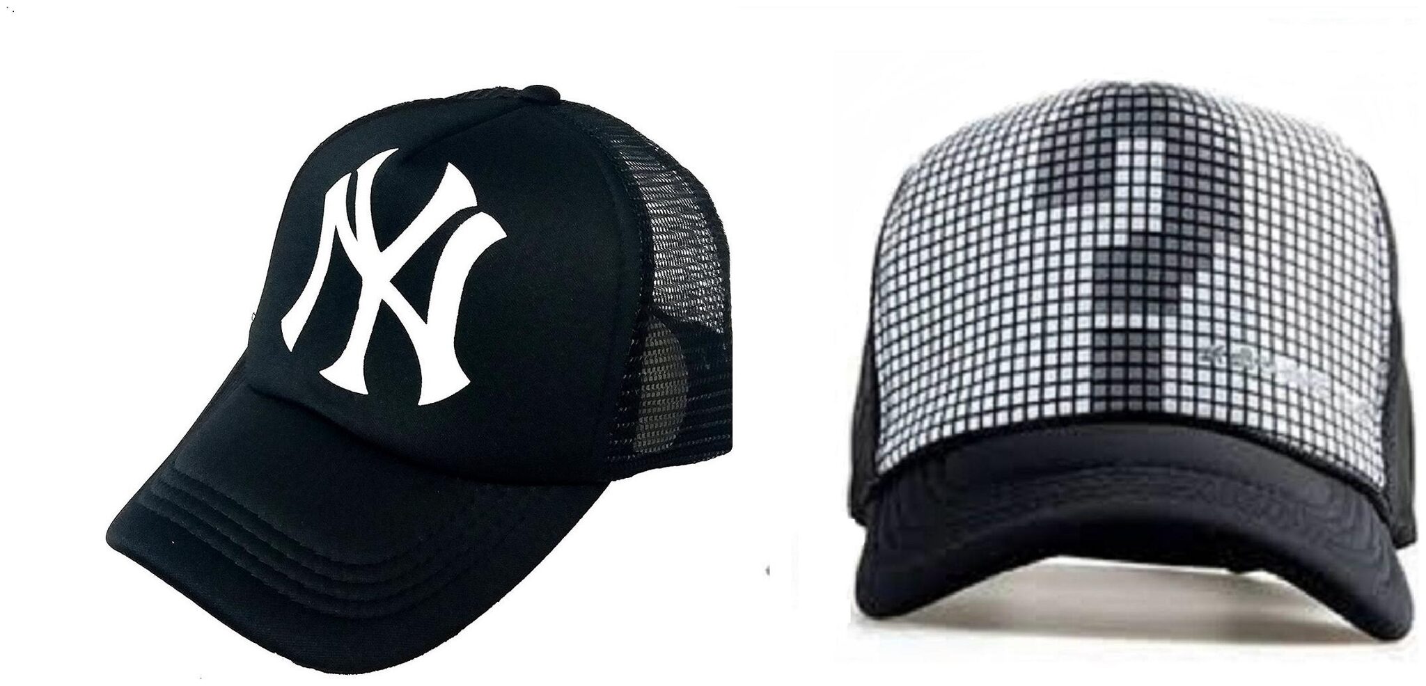 

Alcove Mens Women Half Mesh Cap PACK OF 2