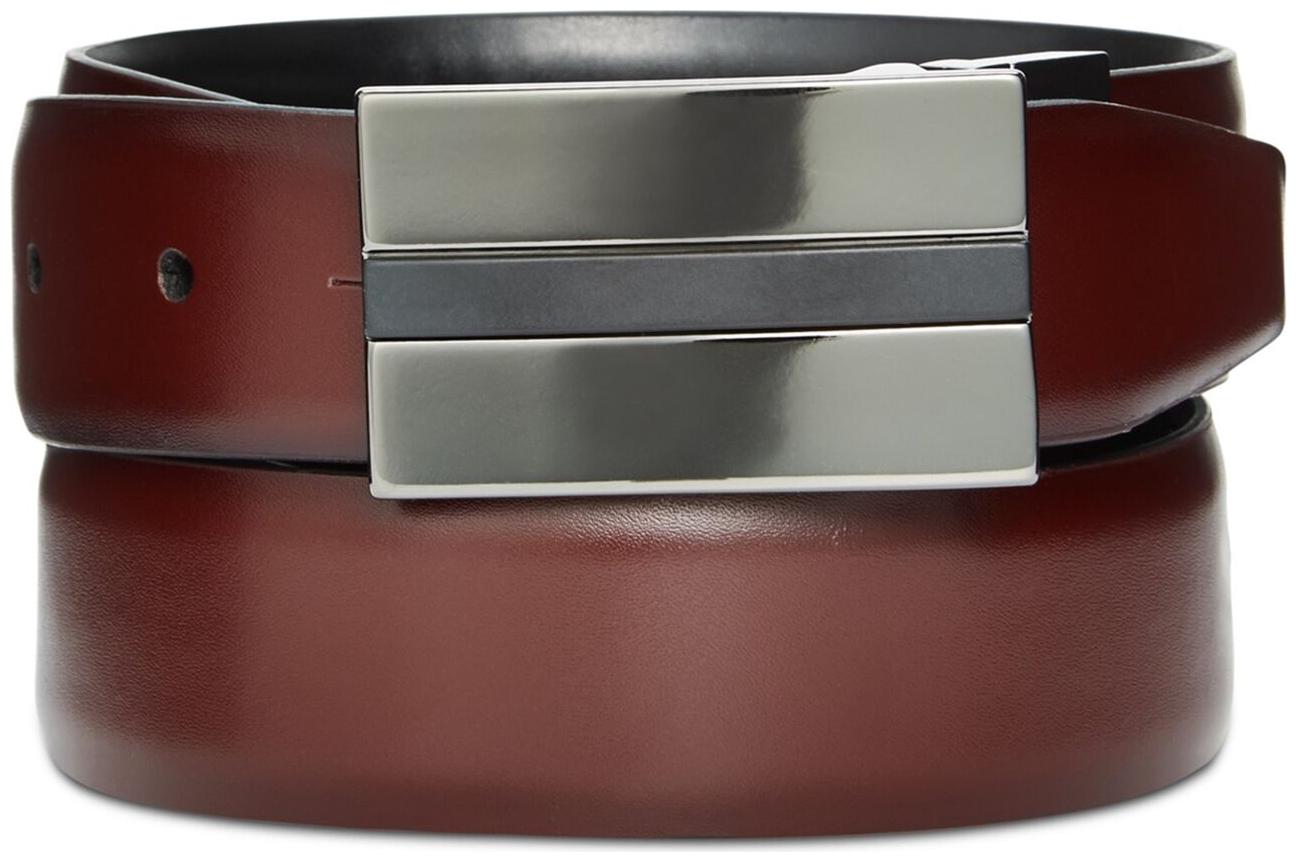 

Alfani Mens Feather Edge Belt Brown 32