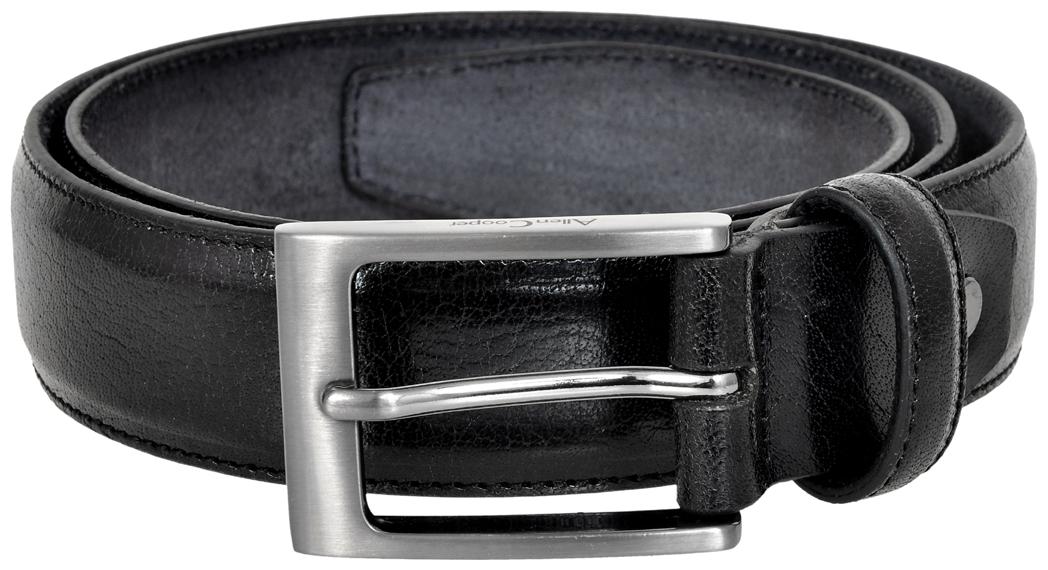 

Allen Cooper Men Black Reversible Leather Belt (Size 34 Pack of 1 )