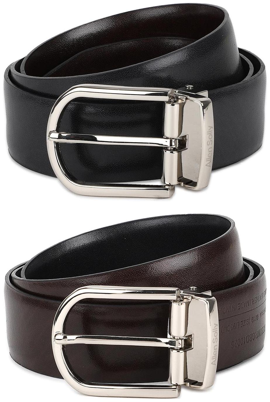 

Allen Solly Black Reversible Belt