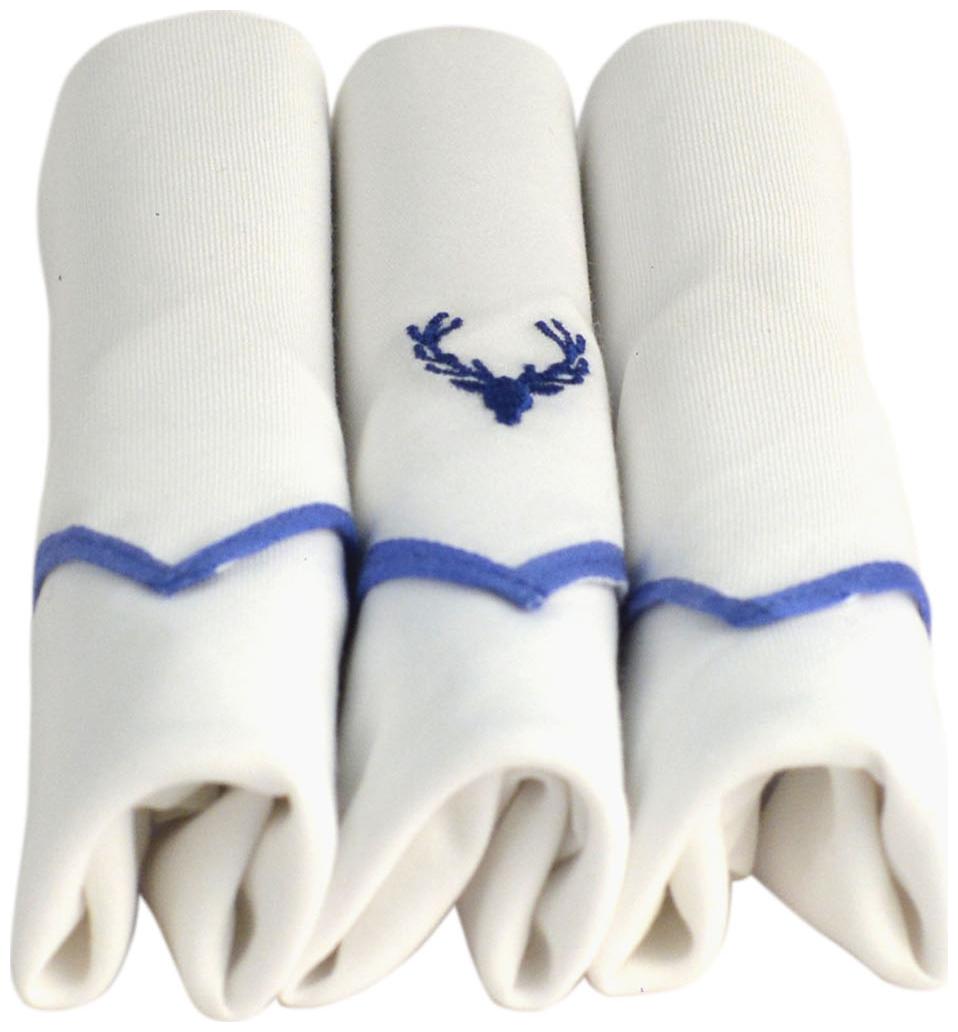 

Allen Solly White Cotton Handkerchiefs ( Pack of 3 )
