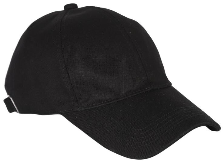 

Ambitieux Simple Black Plain Casual Wear Cap For Men And Women