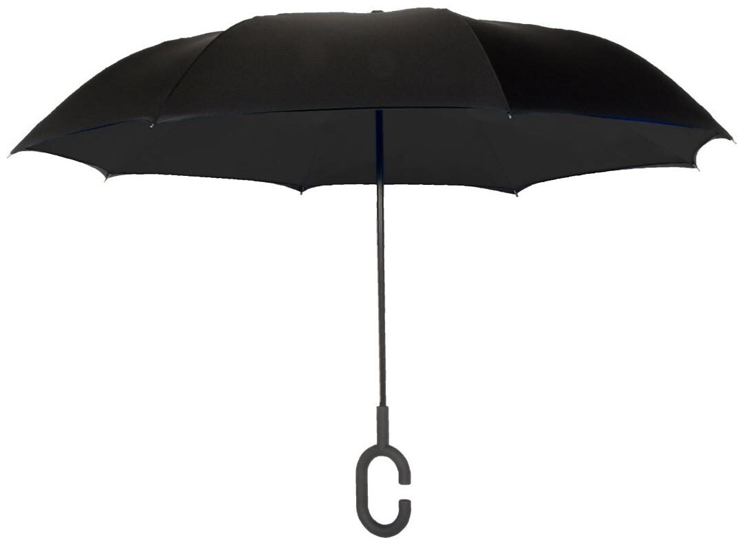

AMEXTRIAN Unisex Polyester Black Umbrella ( Regular Pack of 1 )