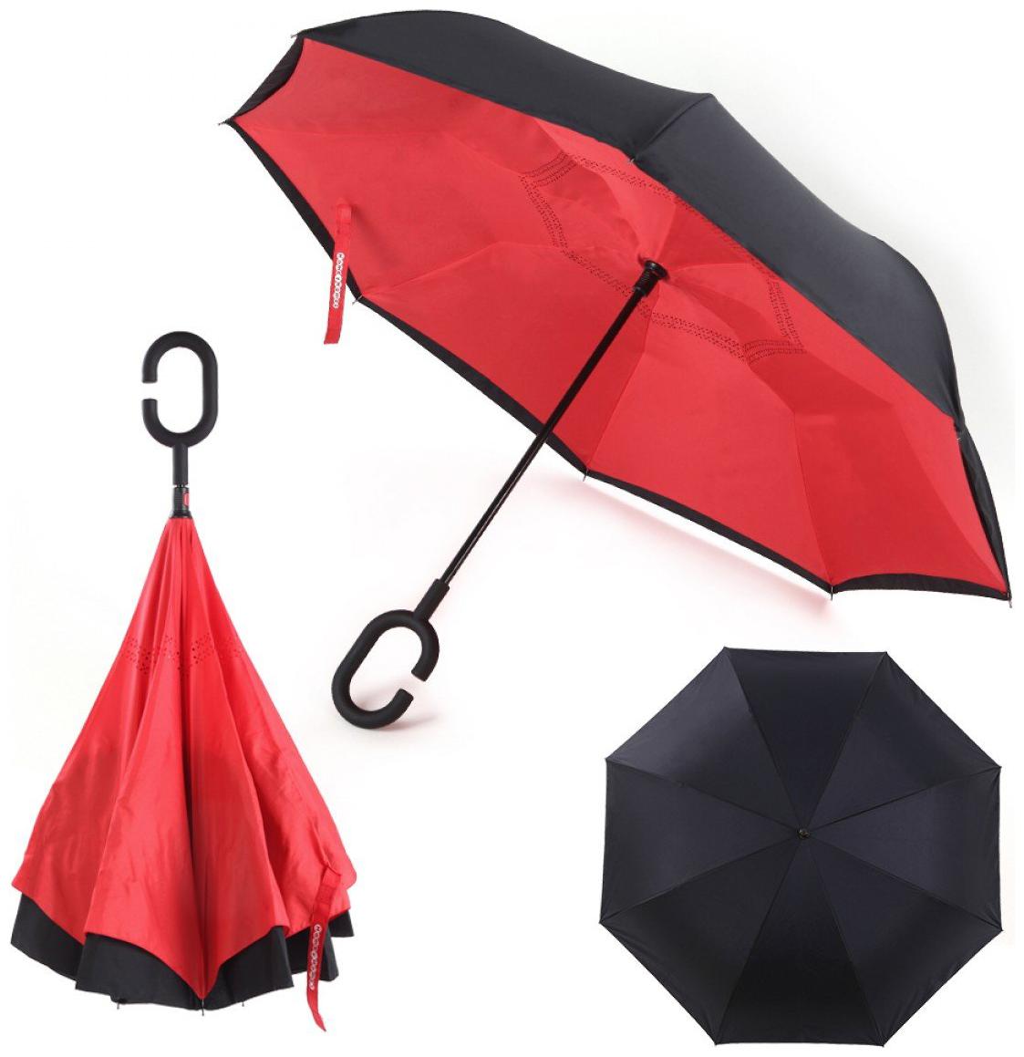 

AMEXTRIAN Unisex Polyester Red Umbrella ( Regular Pack of 1 )