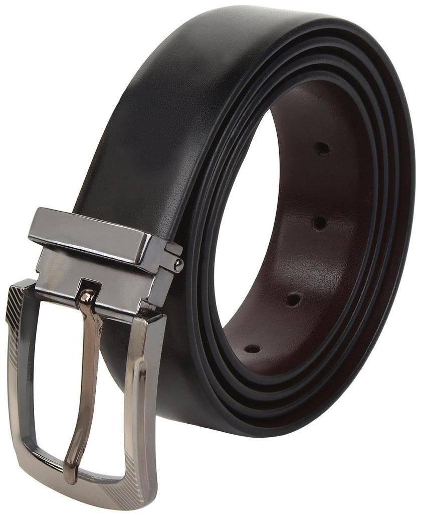 

amicraft Brown Black Genuine Leather Belt For Men (Reversible)