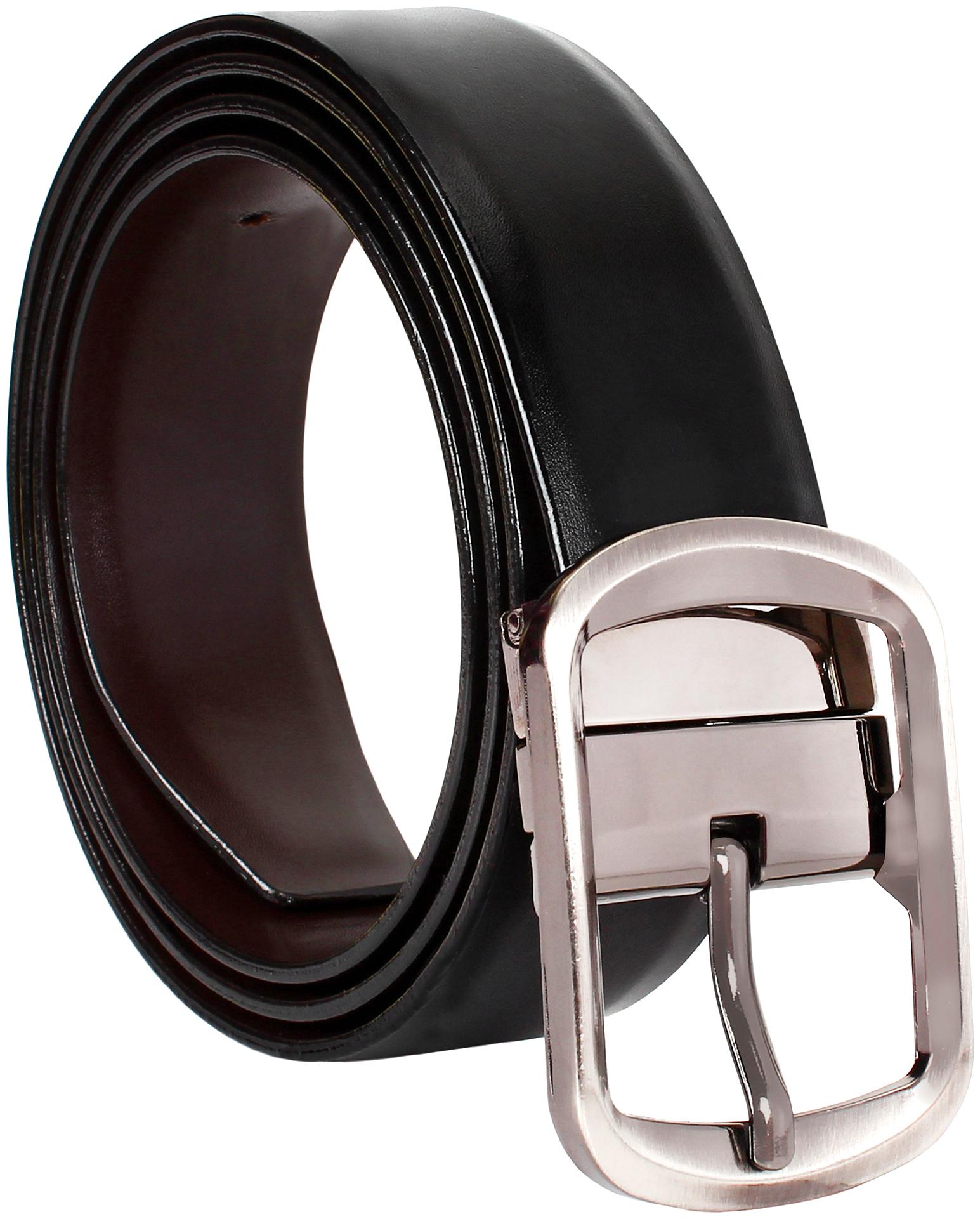 

Amicraft Casual Formal PU Leather Reversible Men s Belt Black Brown (Size 28-44 Cut to fit men s Belt)