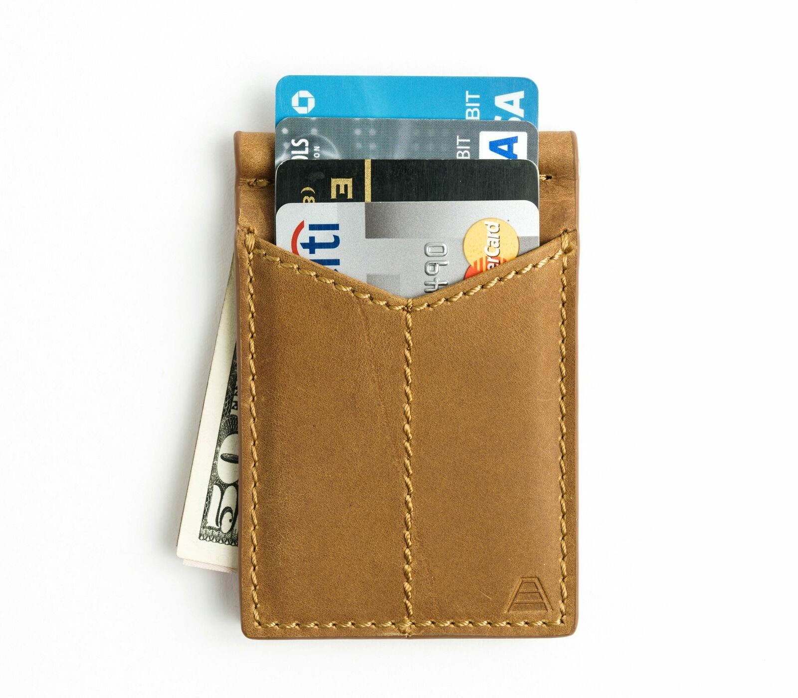 

Andar - Full Grain Leather Money Clip RFID Blocking Cash Clip - The Baron