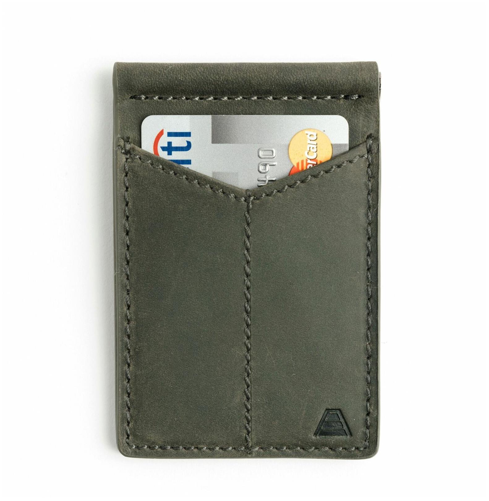 

Andar - Full Grain Leather Money Clip RFID Blocking Cash Clip - The Baron