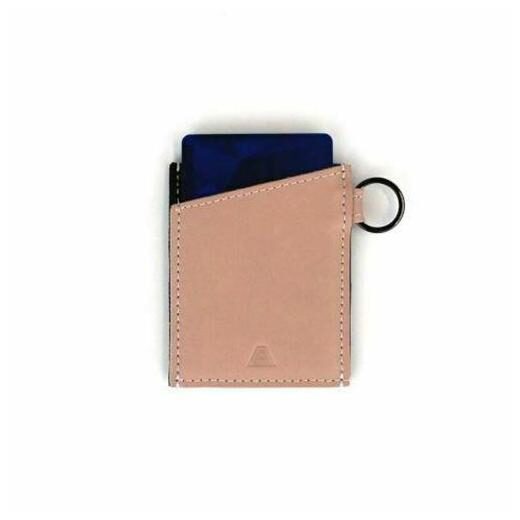 

Andar - Minimalist Ultra Slim Leather Front Pocket Wallet w Key Ring - The Leo