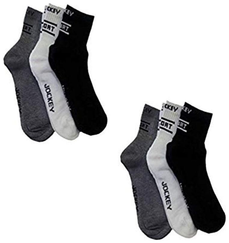 

ankle length socks of cotton for full comfort (6 pairs)