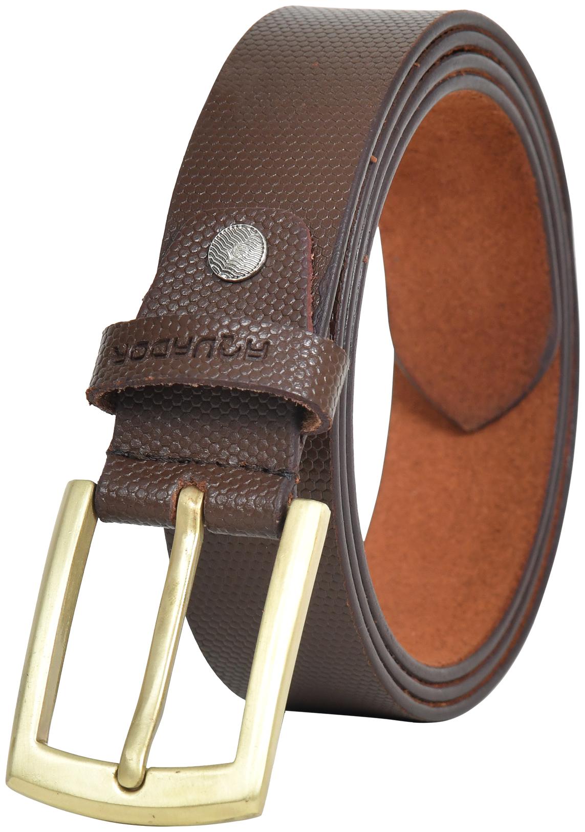

Aquador Brown Genuine Leather Casual Belts For Men(Ab-1492-Brown)