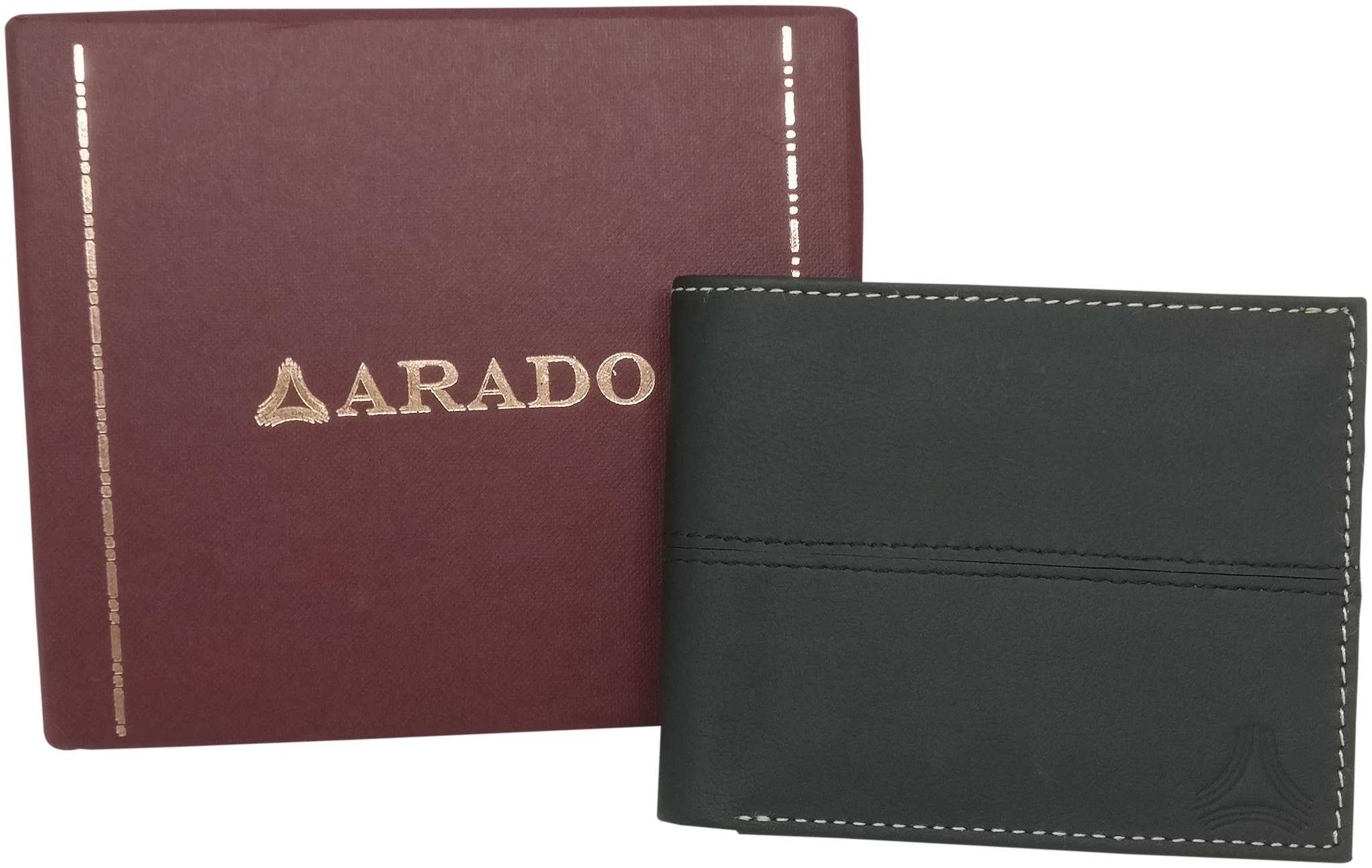 

Arado Black Men s Leather wallet