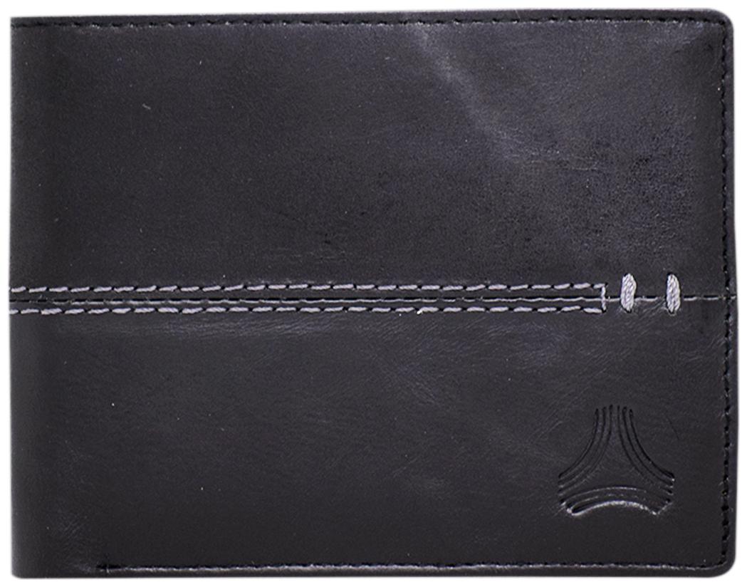 

ARADO Men Black Leather Bi-Fold Wallet ( Pack of 1 )