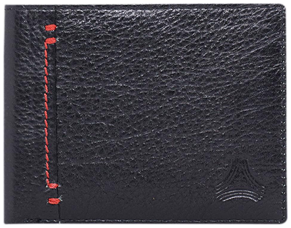 

ARADO Men Black Leather Bi-Fold Wallet ( Pack of 1 )