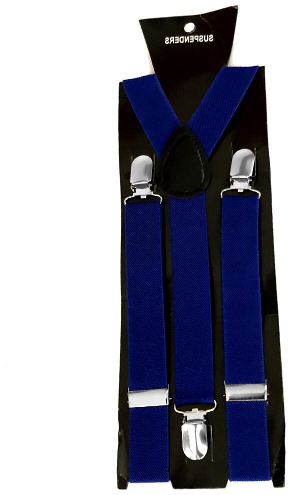 

Arado Blue Solid Suspender For Men