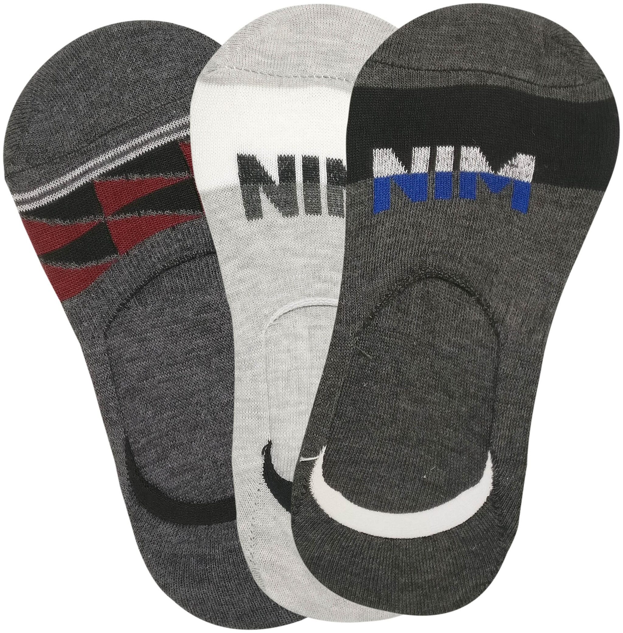 

ARADO Multi Cotton No show socks ( Pack of 3 )