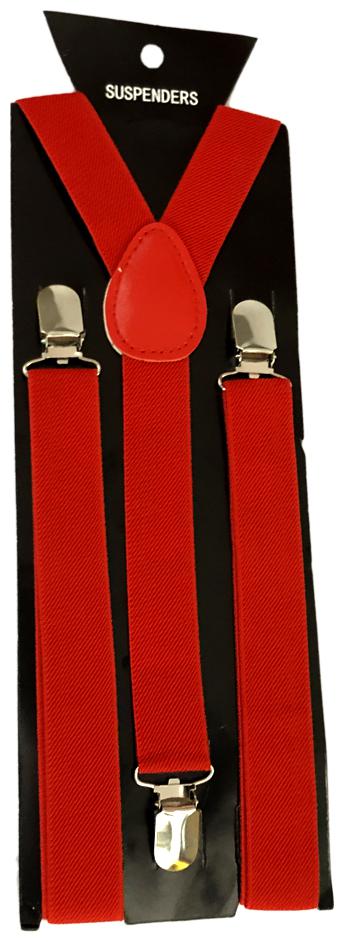 

Arado Red Solid Suspender For Men