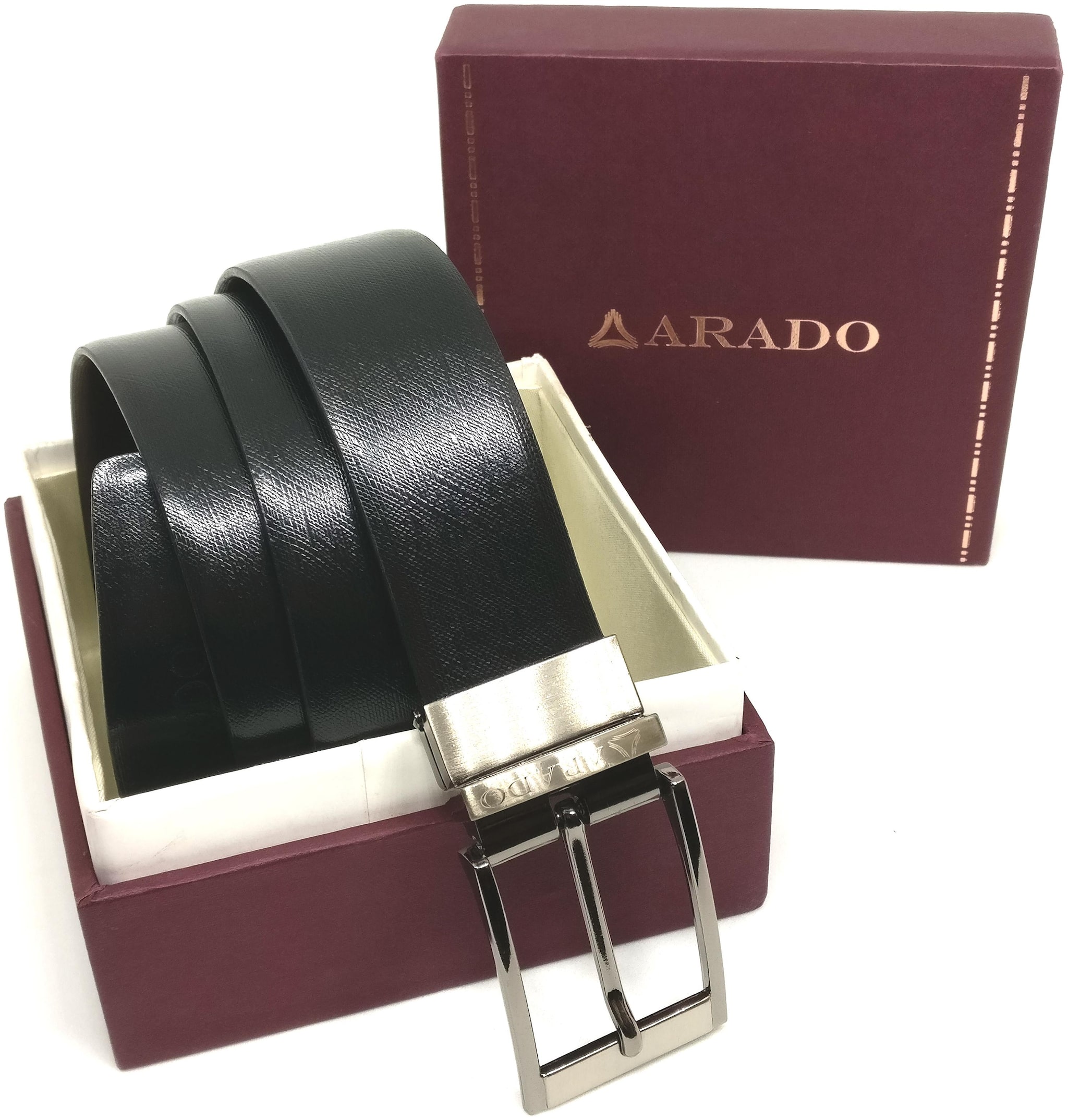 

Arado Reversible Black Brown Belt