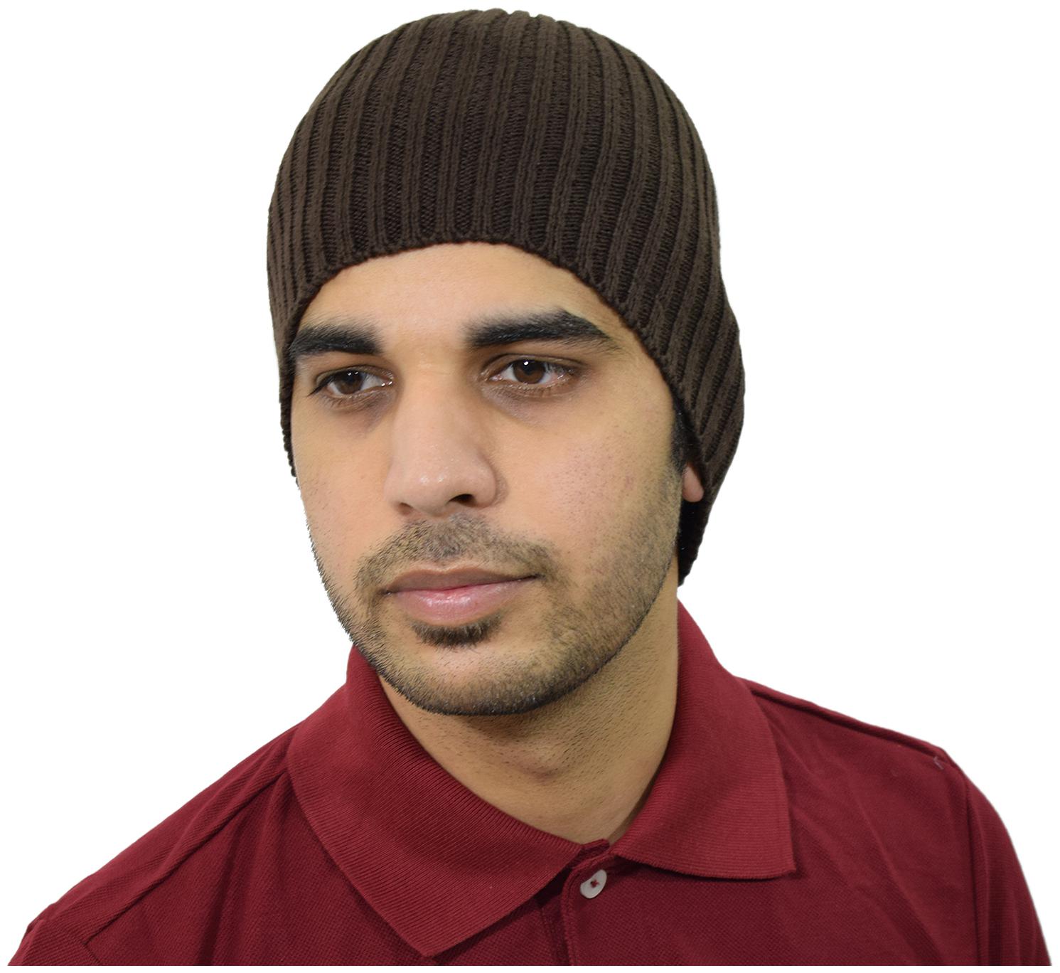 

Arado Winter Warm Woolen Beanie for Men Women (Brown)