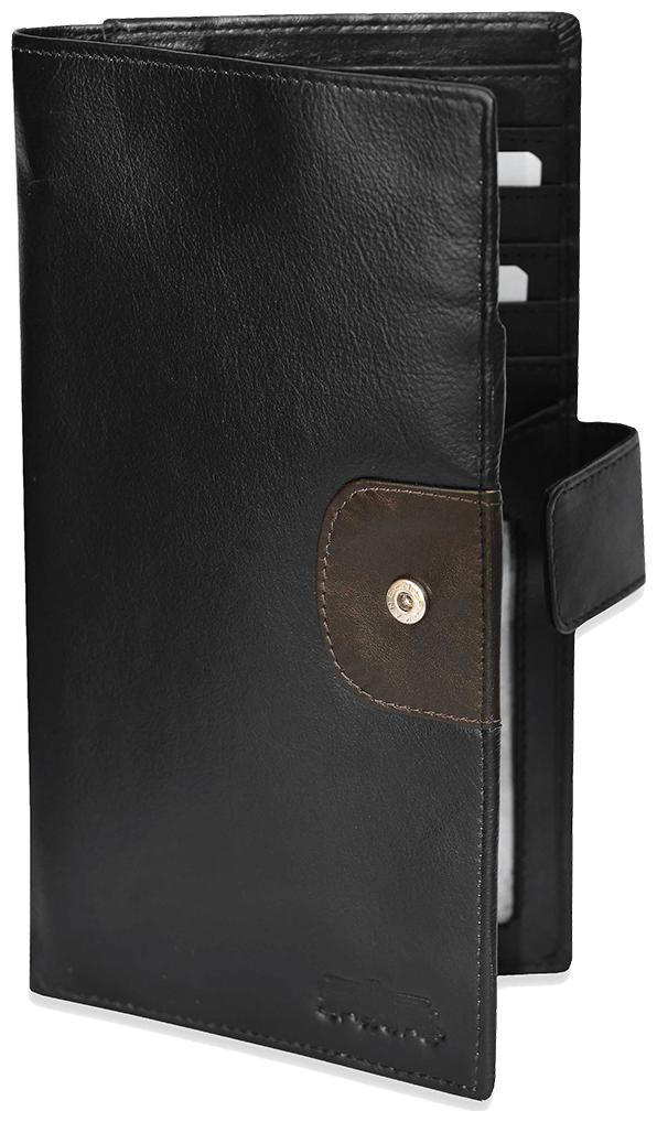 

arpera genuine leather passport holder for 2 passports Black C11568-1
