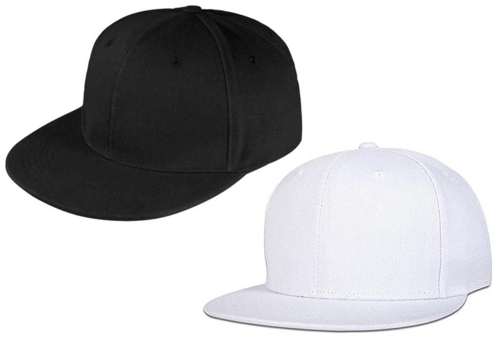 hip hop cap black and white