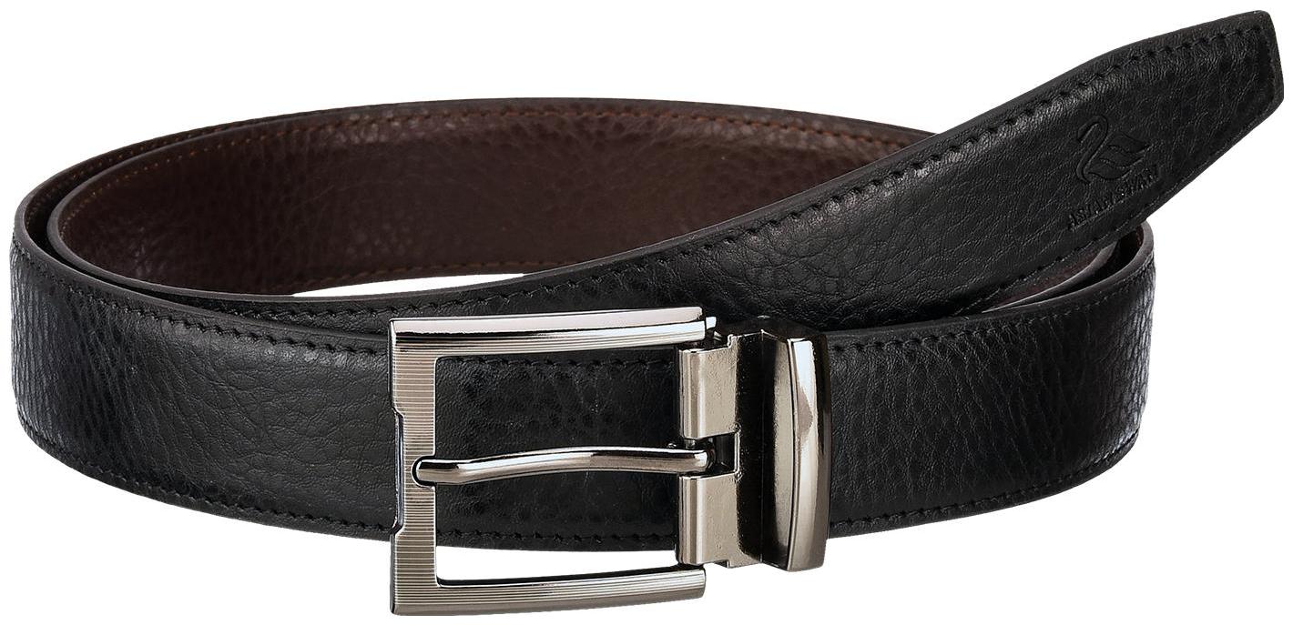 

ASIAN SWAN Black Faux Leather Formal Belt