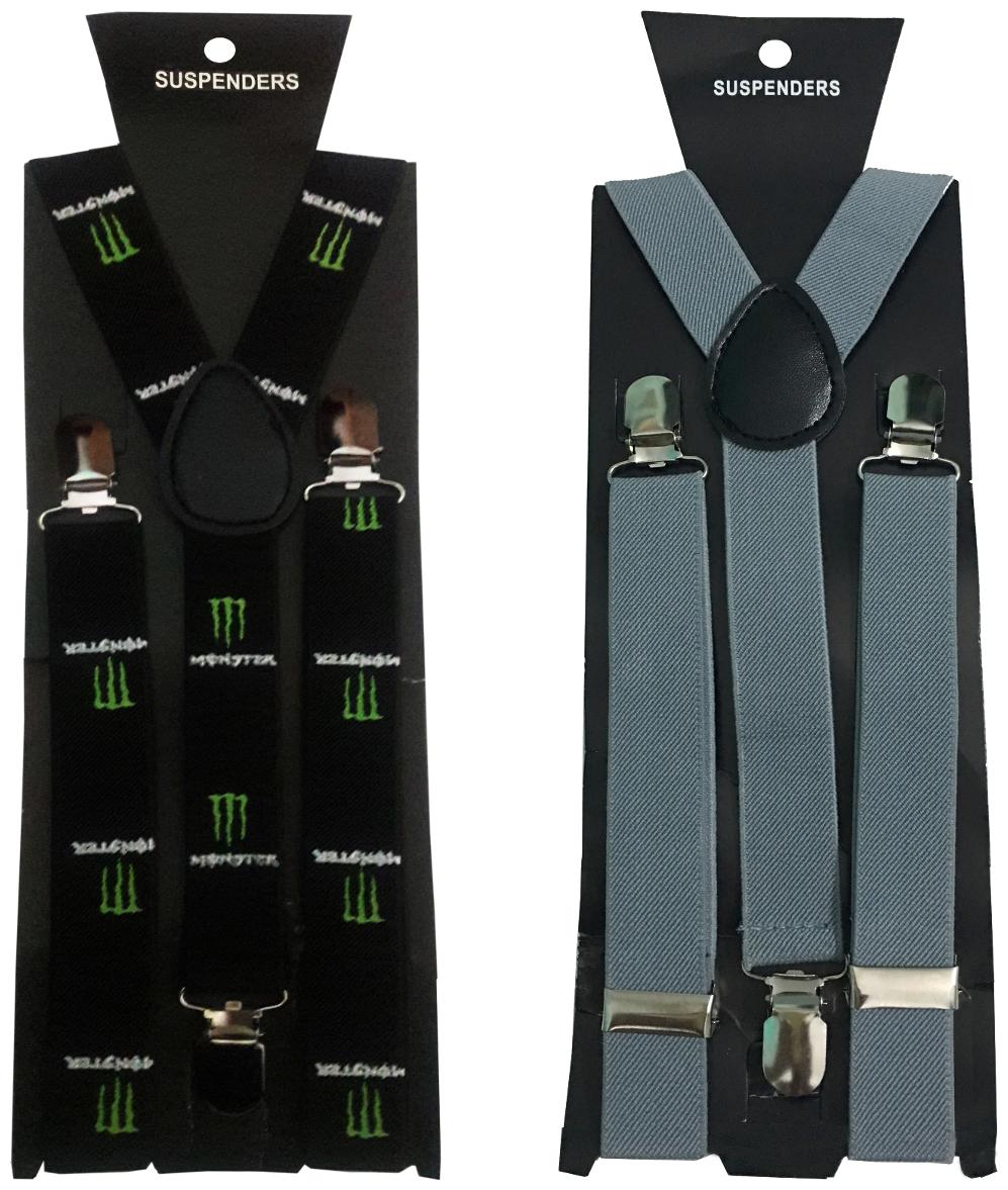 

Atyourdoor Y- Back Suspenders For Men(monster Design Grey Color)