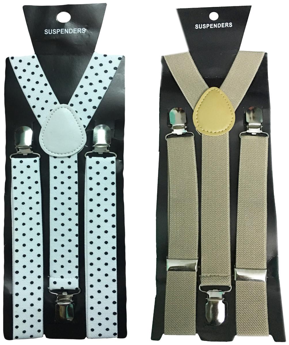 

Atyourdoor Y- Back Suspenders for Men(Wdot Light Brown Color)