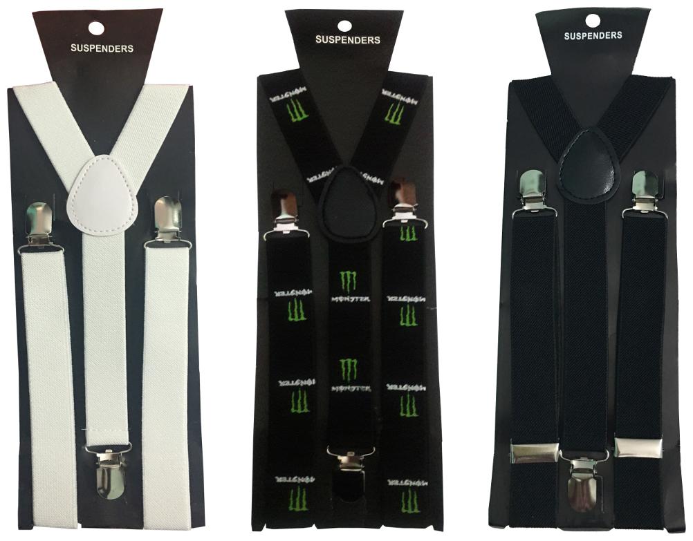 

Atyourdoor Y- Back Suspenders For Men(white Monster Black Color)