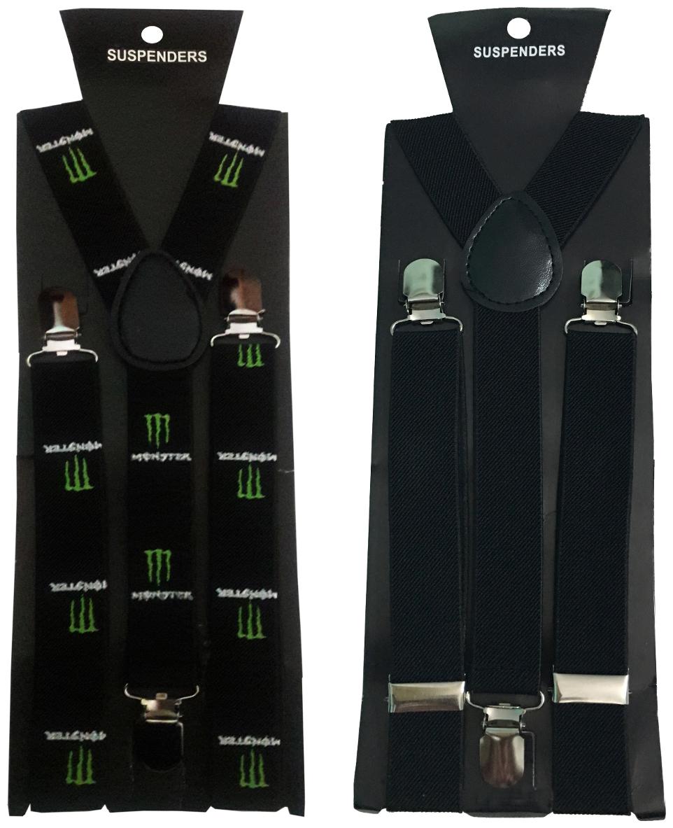 

Atyourdoor Y- Back Suspenders For Men(monster Design Black Color)