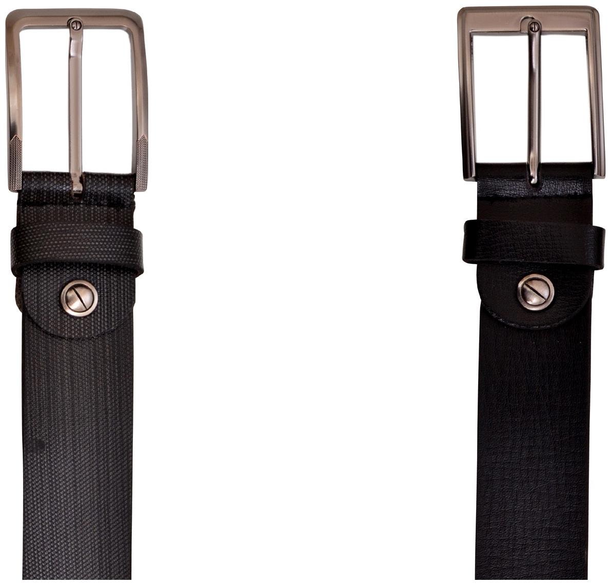 

AYW Multi-Coloured Leather Men Belts Pack Of (2)