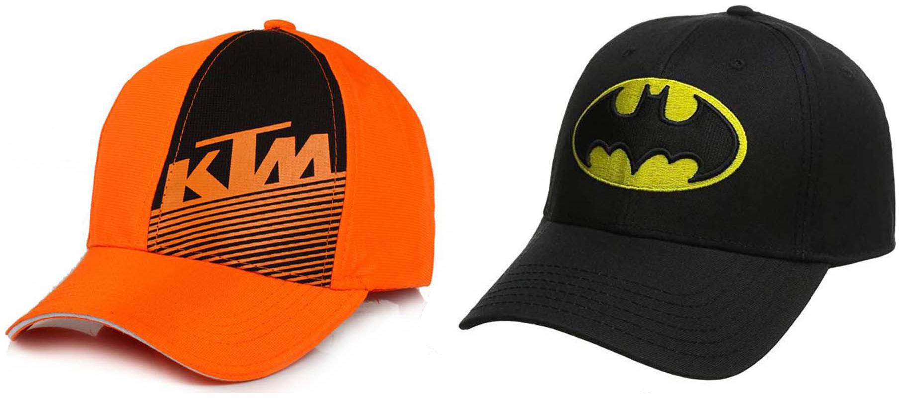 

Babji Combo Embroidered Black Printed Orange Baseball Cap