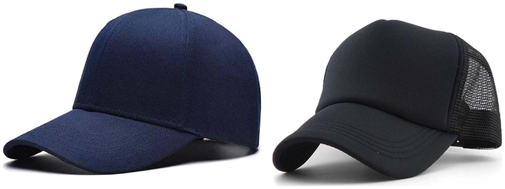 

Babji Combo Black Half Net Plain Neavy Blue Baseball Cap